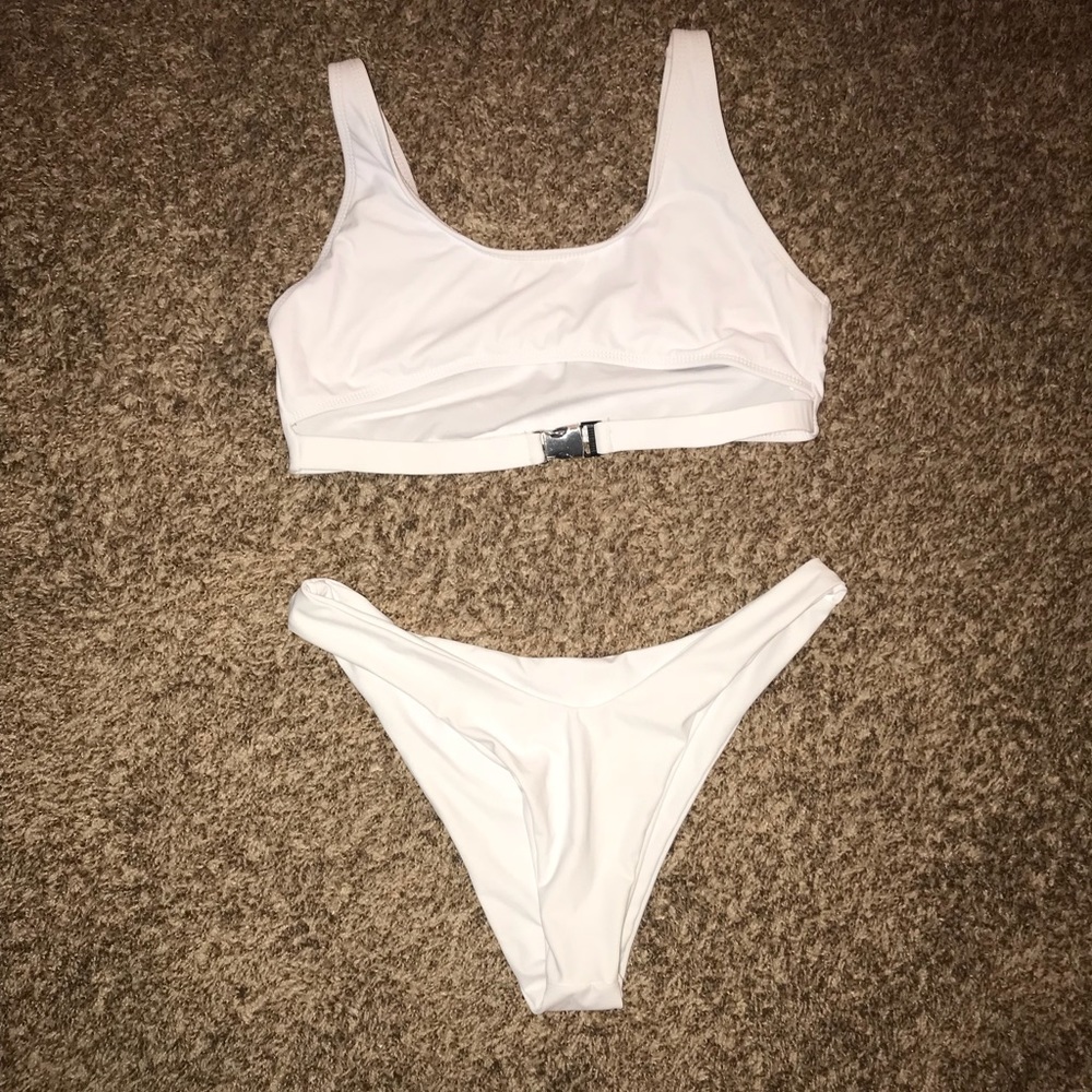 White bikini